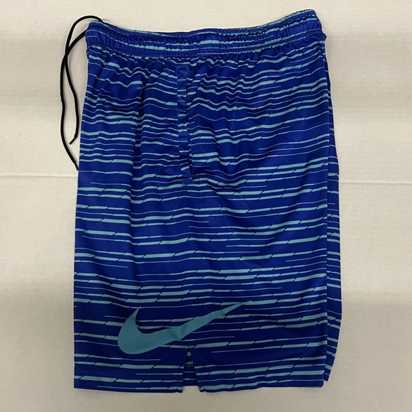 Nike - Pro Training Shorts - Blue - Dri-Fit - Stretch Pullover Elastic Waist - Picture 8 of 11